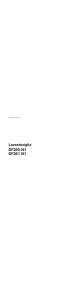 Manuale Gaggenau DF261161 Lavastoviglie
