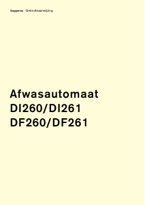 Handleiding Gaggenau DF261166F Vaatwasser