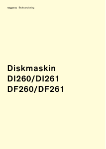 Bruksanvisning Gaggenau DF261166F Diskmaskin