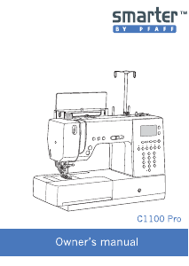 Manual Pfaff C1100 Pro Sewing Machine