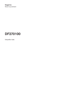 Návod Gaggenau DF270100 Umývačka riadu