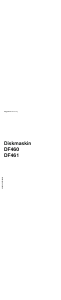 Bruksanvisning Gaggenau DF461161F Diskmaskin