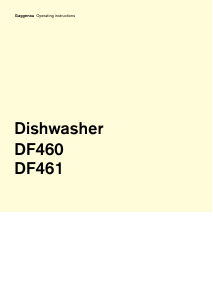 Manual Gaggenau DF461164F Dishwasher