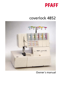Manual Pfaff coverlock 4852 Sewing Machine
