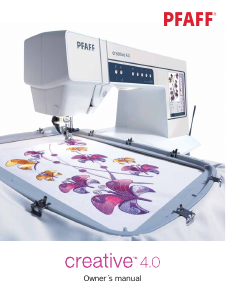 Manual Pfaff creative 4.0 Sewing Machine