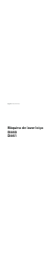 Manual Gaggenau DI460113 Máquina de lavar louça
