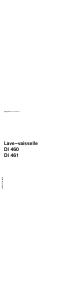 Mode d’emploi Gaggenau DI461111 Lave-vaisselle