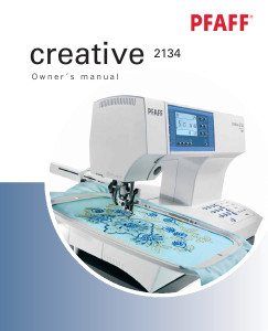 Manual Pfaff creative 2134 Sewing Machine