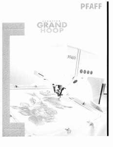 Manual Pfaff creative grand hoop Sewing Machine