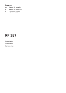 Manual Gaggenau RF287200 Congelador