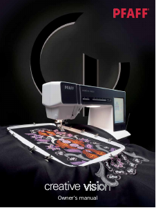 Manual Pfaff creative vision Sewing Machine