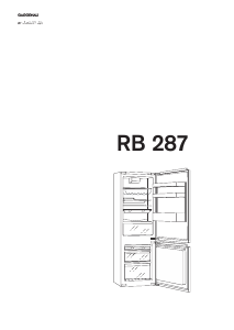 كتيب جاجيناو RB287203 فريزر ثلاجة