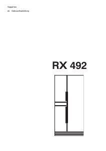 Használati útmutató Gaggenau RX492200 Hűtő és fagyasztó