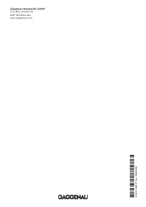 מדריך Gaggenau CE291110 כיריים