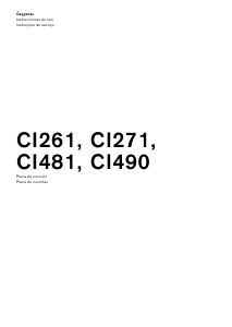 Manual de uso Gaggenau CI490112 Placa