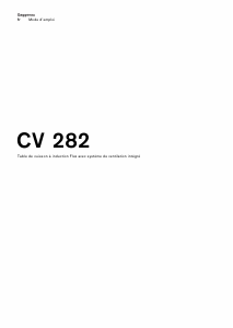 Mode d’emploi Gaggenau CV282101 Table de cuisson