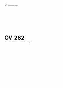 Manual de uso Gaggenau CV282111 Placa