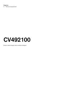 Panduan Gaggenau CV492100 Hob