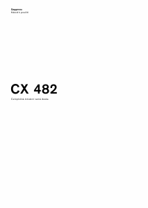 Manuál Gaggenau CX482100 Varná deska