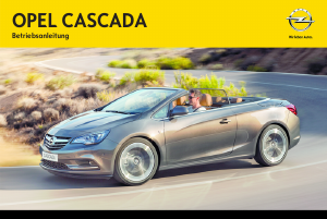 Bedienungsanleitung Opel Cascada (2013)