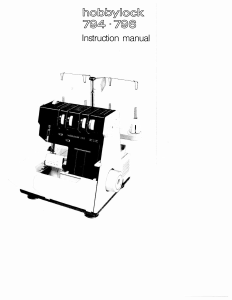 Manual Pfaff hobbylock 794 Sewing Machine