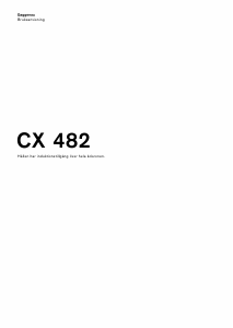 Bruksanvisning Gaggenau CX482100 Häll
