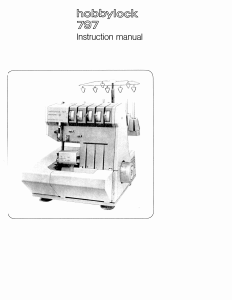 Manual Pfaff hobbylock 797 Sewing Machine