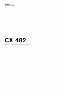 Használati útmutató Gaggenau CX482111 Főzőlap
