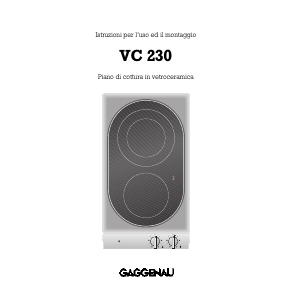 Manuale Gaggenau VC230512 Piano cottura