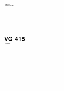 Priručnik Gaggenau VG415111 Ploča za kuhanje