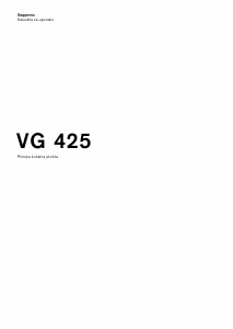 Priročnik Gaggenau VG425111F Grelna plošča
