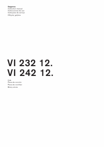 Manual Gaggenau VI232120 Placa
