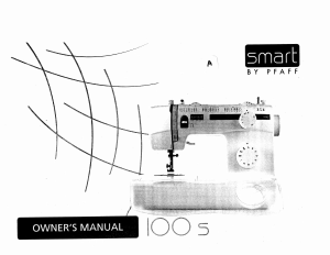 Manual Pfaff smart 100s Sewing Machine