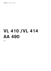 Priručnik Gaggenau VL414111 Ploča za kuhanje