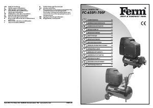Instrukcja FERM CRM1011 FC-650F Kompresor