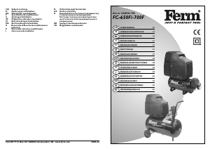 Priročnik FERM CRM1012 FC-700F Kompresor