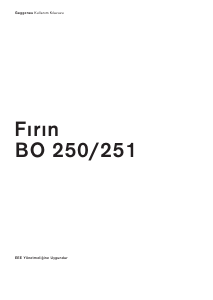 Kullanım kılavuzu Gaggenau BO251111 Fırın