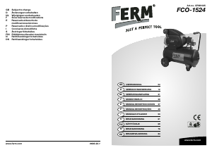 Manuale FERM CRM1025 FCO-1524 Compressore