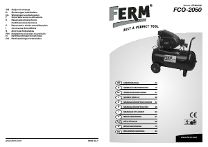 Manuale FERM CRM1026 FCO-2050 Compressore