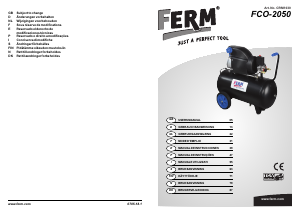 Bruksanvisning FERM CRM1030 FCO-2050 Kompressor