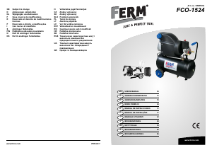 Manuale FERM CRM1032 FCO-1524 Compressore