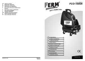 Käyttöohje FERM CRM1033 FCO-1006N Kompressori