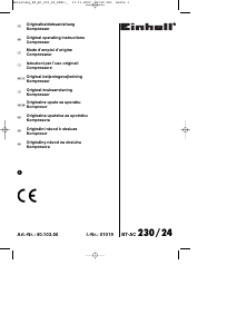 Bedienungsanleitung Einhell BT-AC 230/24 Kompressor