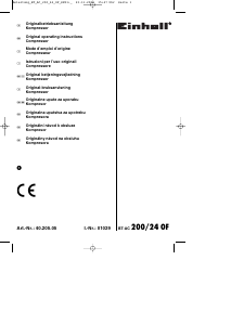 Bedienungsanleitung Einhell BT-AC 200/24 OF Kompressor