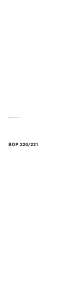 Manual de uso Gaggenau BOP220130 Horno