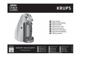 Manual de uso Krups KP1500 Máquina de café