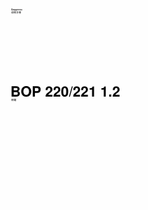 사용 설명서 Gaggenau BOP221132 오븐