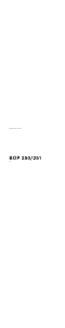 Mode d’emploi Gaggenau BOP250100 Four