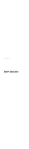 Instrukcja Gaggenau BOP251100 Piekarnik
