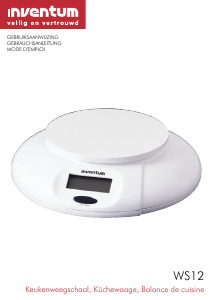 Mode d’emploi Inventum WS12 Balance de cuisine